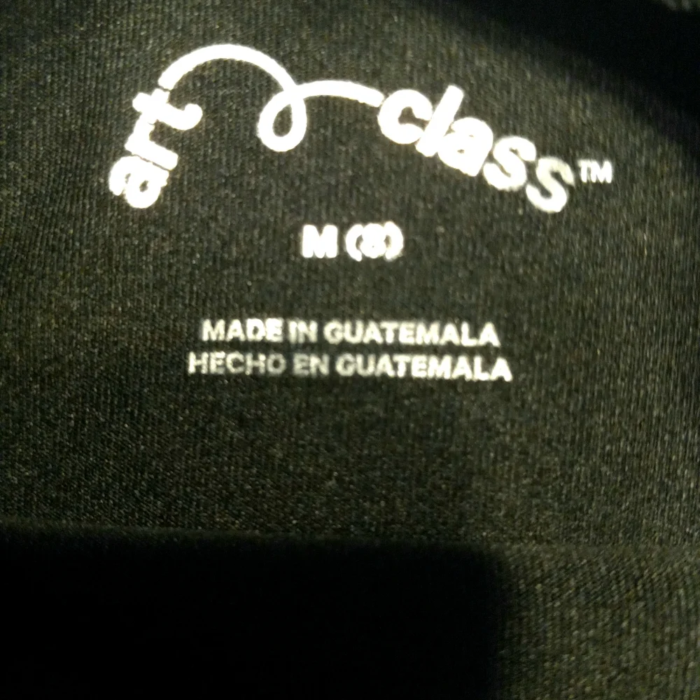 Black Long Sleeve Rashgaurd Swim Top with Cherry Embroidery Size 8